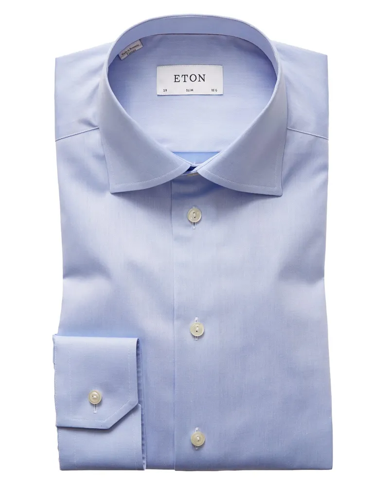 Eton Hemd, Slim Fit in Hellblau