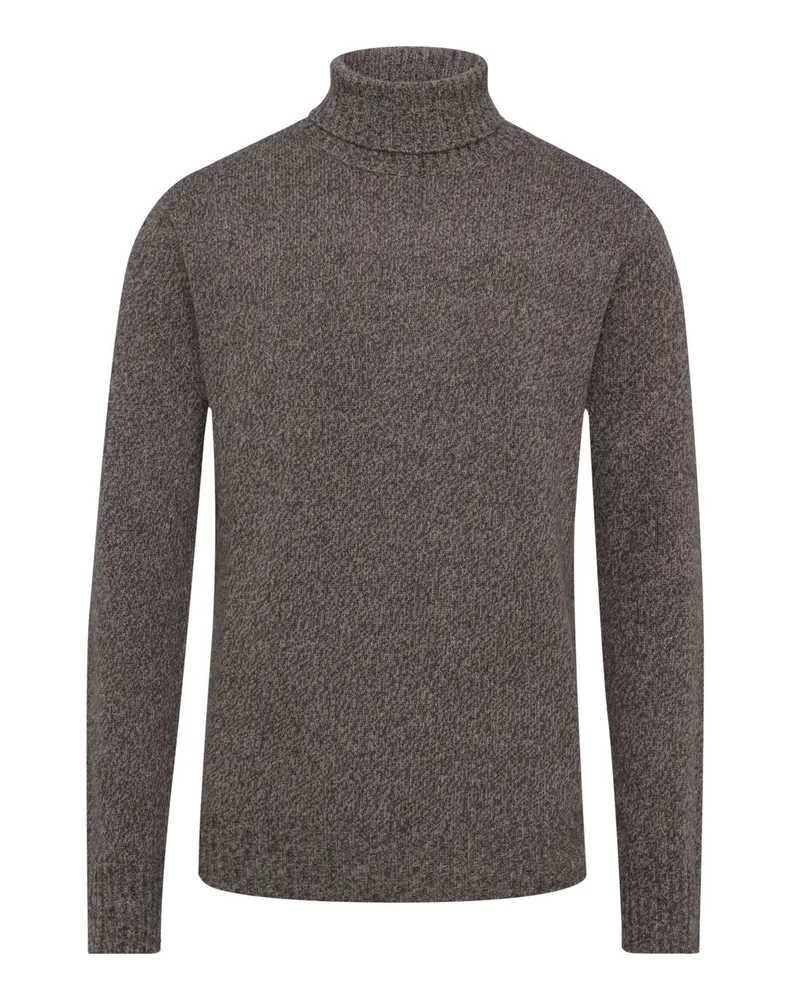 Altea Softer Rollkragenpullover aus einem Wolle-Kaschmir-Mix in Braun