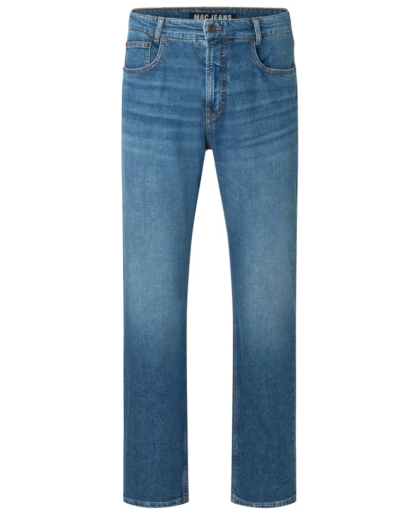 MAC Jeans Jeans Rick in dezenter Used-Optik, Comfort Fit in Graublau