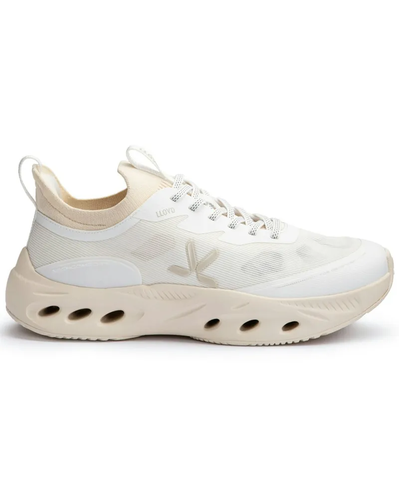Lloyd Runner-Sneaker Dash Era aus Mesh mit Plateau-Sohle in Offwhite