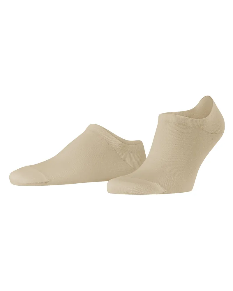 Falke Unifarbene Sneakersocken mit High Cut-Ausschnitt in Beige