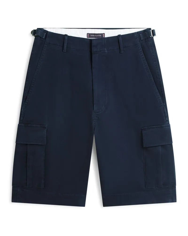 Tommy Hilfiger Stretch Cargo-Bermudashorts in Marine