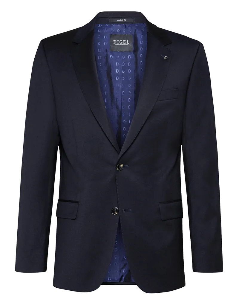 Digel Anzugsakko Preference aus Super 120 Schurwolle, Modern Fit in Marine
