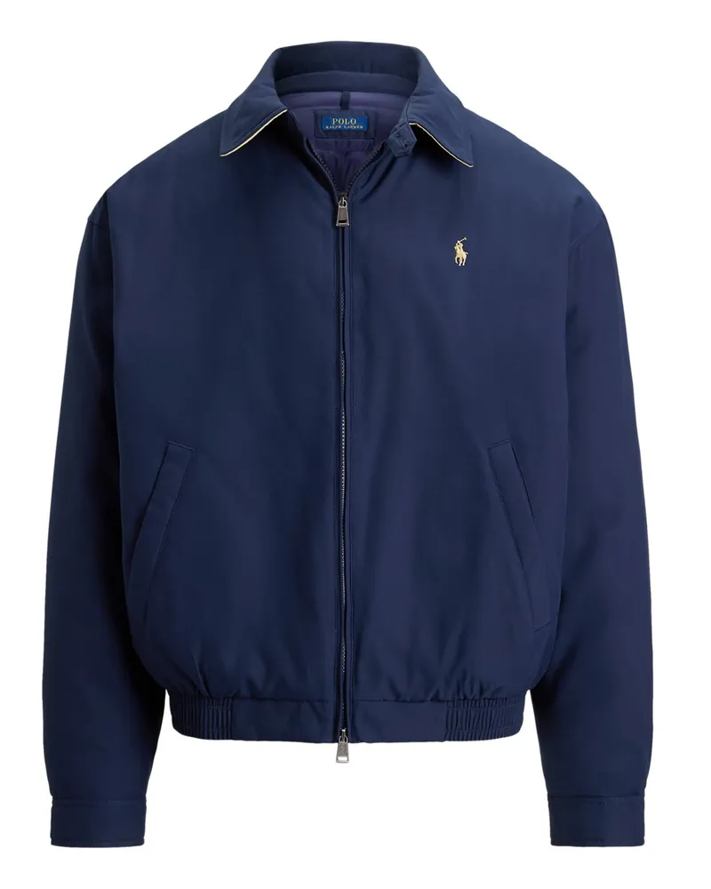 Ralph Lauren Leichte Winbreaker-Jacke mit Pony-Stickerei in Marine