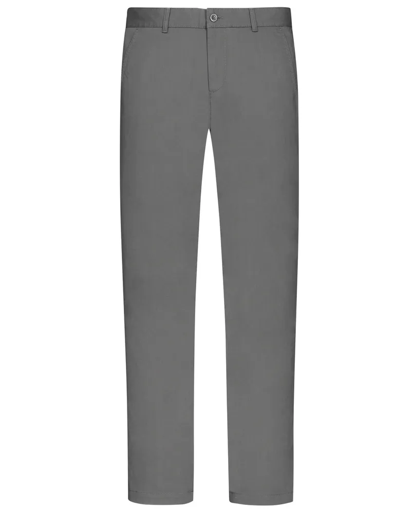 Alberto Glatte und leichte Chino Lou in Ceramica-Qualität, Regular Fit in Grau