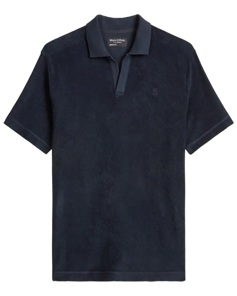 Marc O'Polo Poloshirt aus einem Baumwoll-Frottee, Regular Fit in Marine