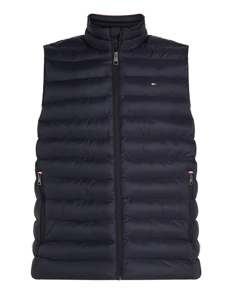 Tommy Hilfiger Steppweste mit Logo-Stickerei in Marine