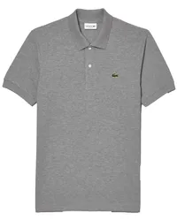 Lacoste Poloshirt mit Krokodil-Stickerei, Classic Fit Grau