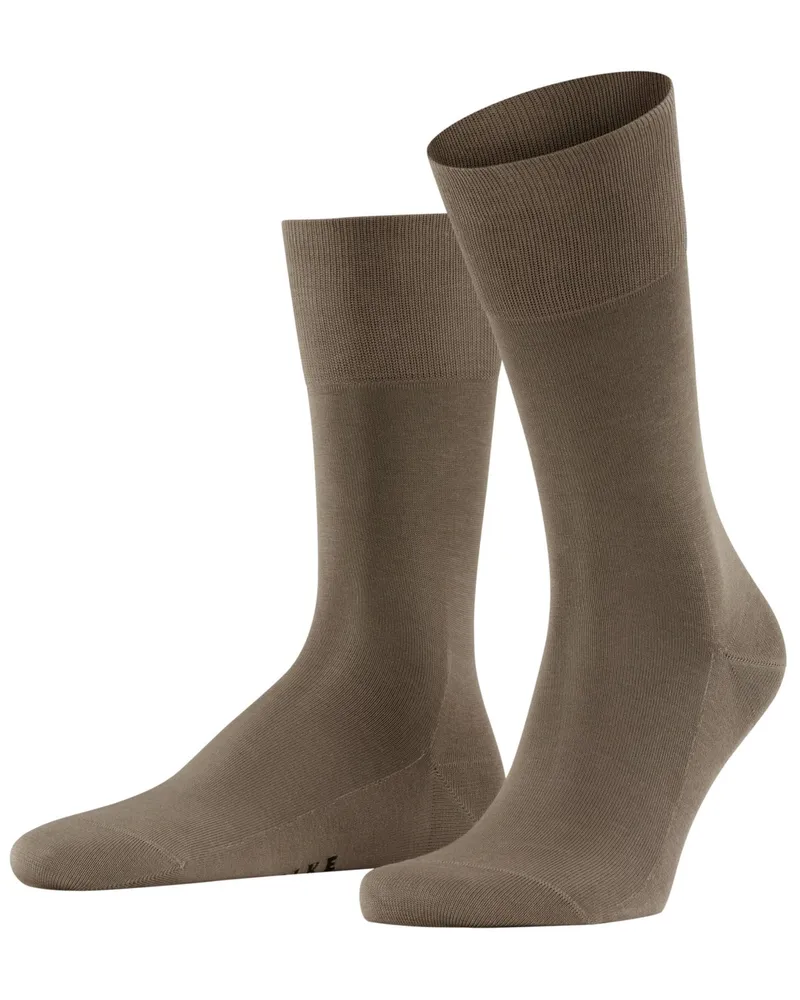Falke Socken Tiago aus merzerisierter Baumwolle mit Stretch in Oliv
