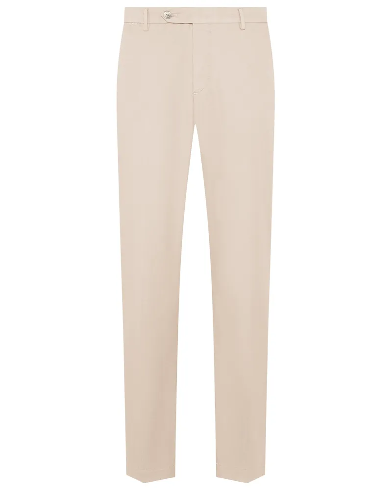 Hackett Ultraleichte Chino aus einem Baumwollstretch in Beige