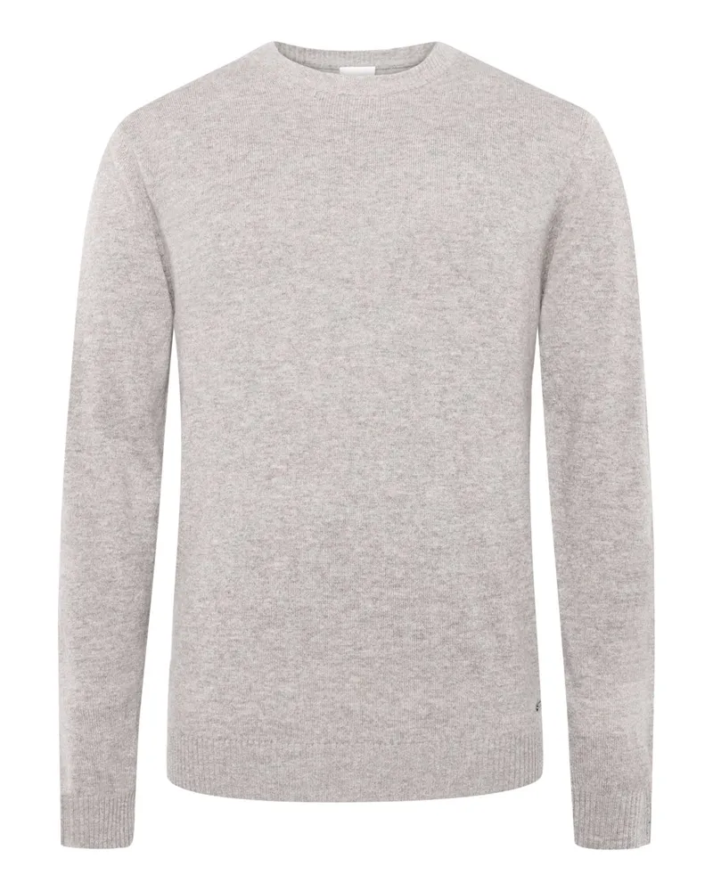 Roy Robson Weicher Rundhalspullover aus Merinowolle mit Kaschmiranteil in Beige