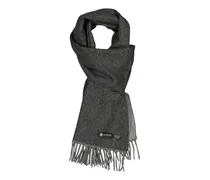 Kaschmirschal in Doubleface-Optik mit Fransen in