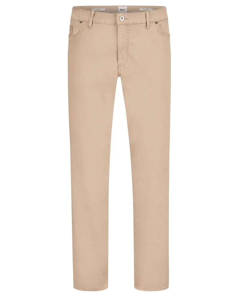 Brax 5-Pocket Hose Cadiz Marathon mit Stretch, Straight Fit in Beige