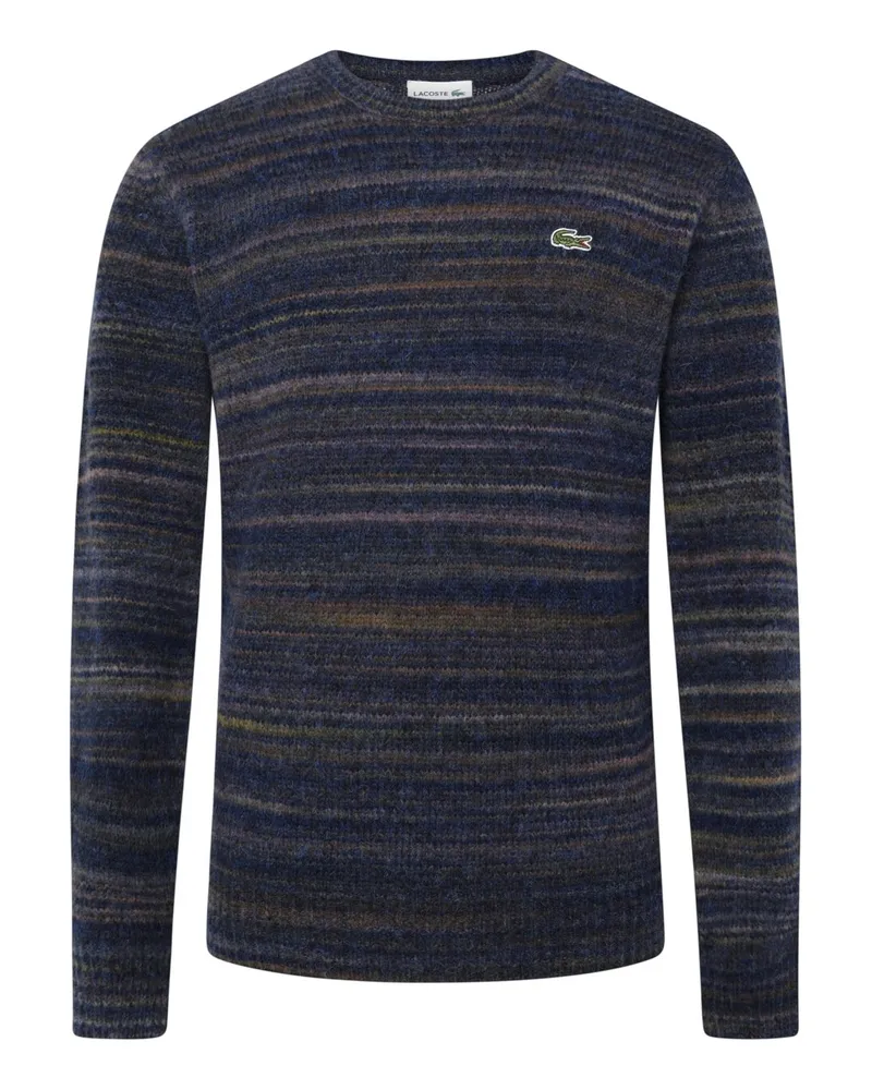 Lacoste Leichter Pullover aus maschinenwaschbarem Wollmischgewebe in Marine