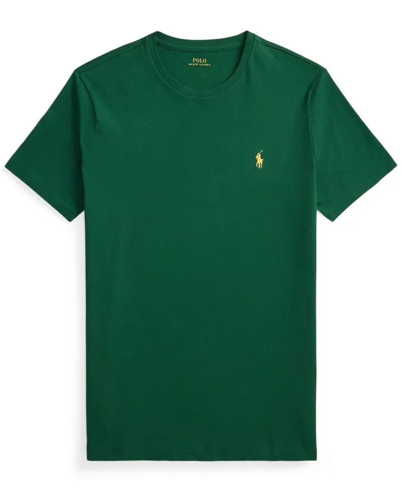 Ralph Lauren Leichtes T-Shirt mit Pony-Stickerei, Custom Slim Fit in Tanne