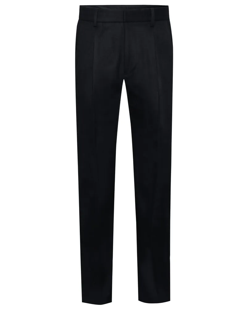 Emporio Armani Anzughose aus einem Schurwolle-Kaschmir-Mix in Marine