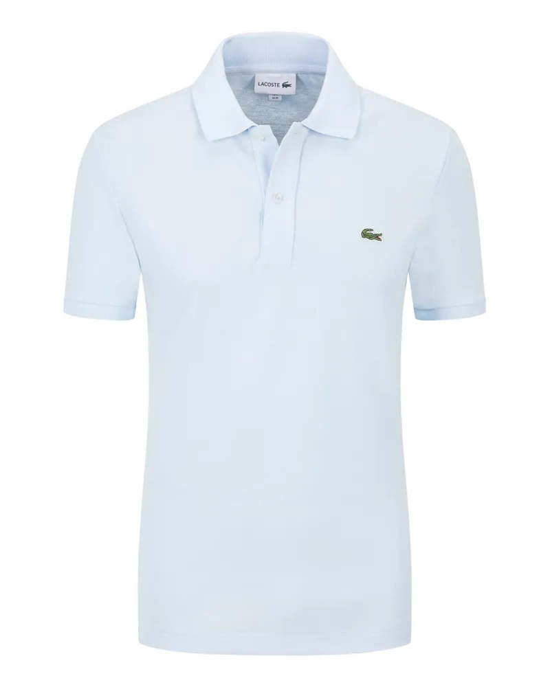 Lacoste Piqué-Poloshirt Classic Fit L1212, mit kleinem Krokodil-Aufnäher in Hellblau