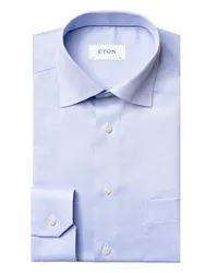 Eton Classic Fit Businesshemd Mittelblau