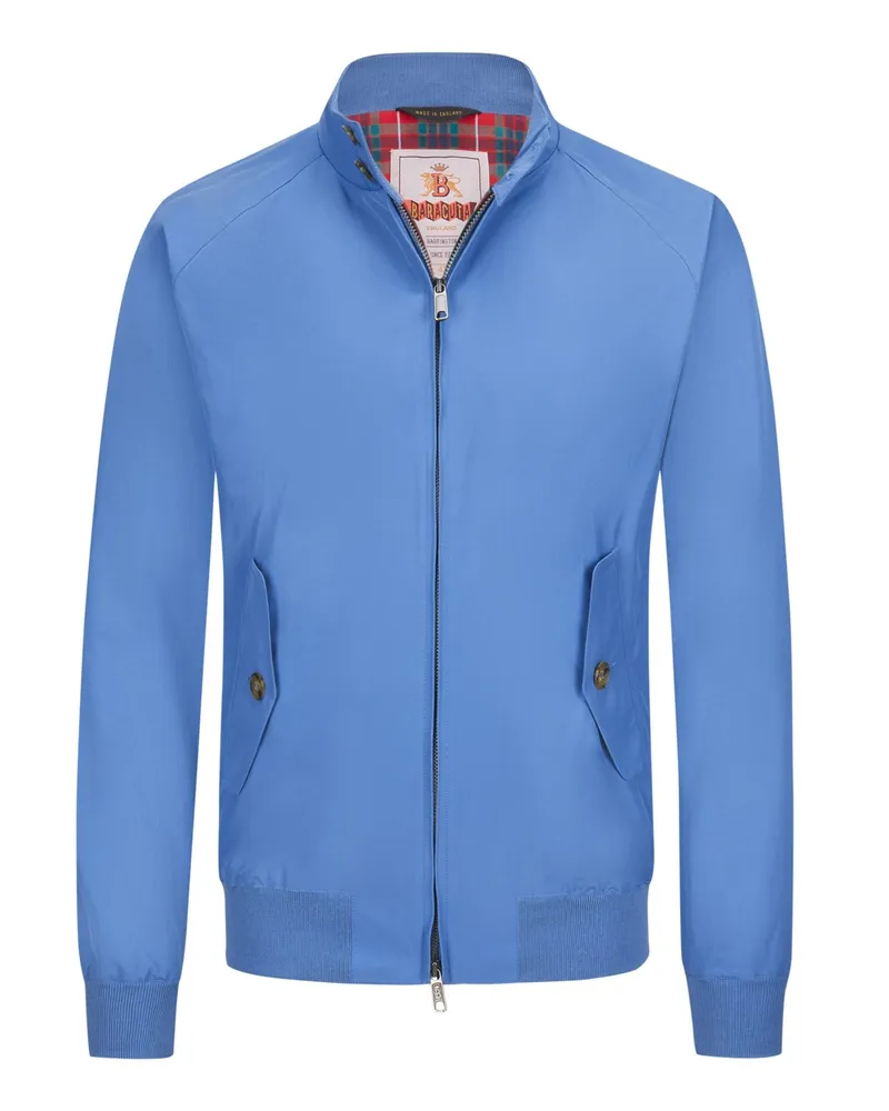 Baracuta Blouson G9 aus einem Baumwollgemisch mit Raglanärmeln in Mittelblau