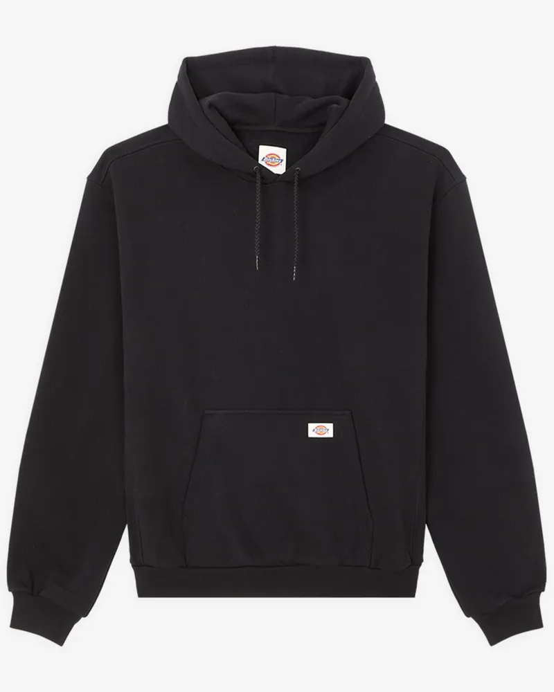 Dickies Hoodie aus einem robusten Baumwoll-Mix in Schwarz