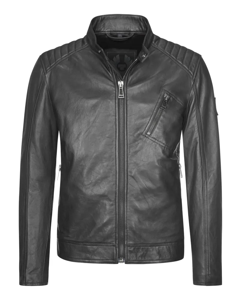 Belstaff Lederjacke im Biker-Look, V Racer 2.0 in Schwarz