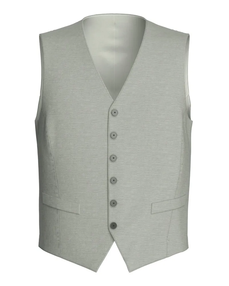 JOOP! Festliche Anzugweste Weazer aus einem Schurwoll-Mix, Slim Fit in Beige