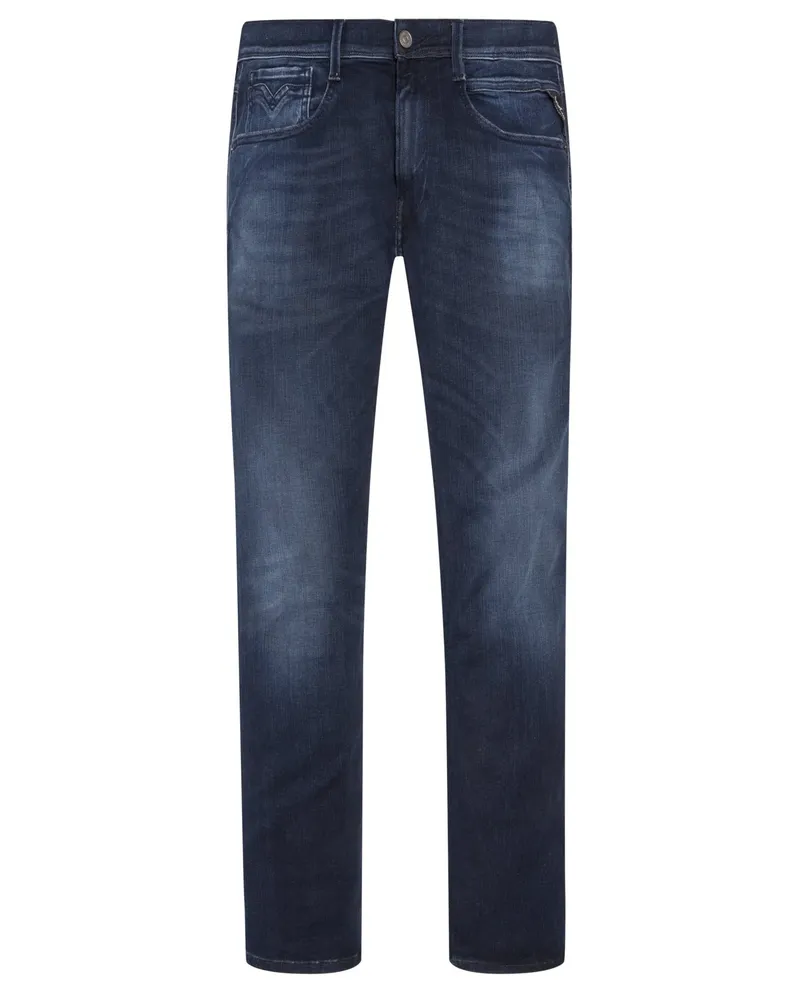 Replay Jeans, Anbass Hyperflex Schwarzblau