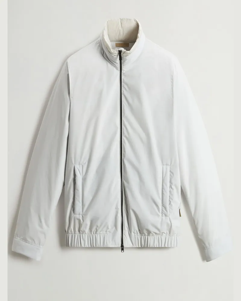 Woolrich Ultraleichter Blouson mit Daunefüllung in Offwhite