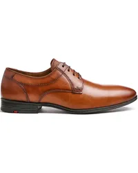 Lloyd Schnürschuhe in Derby-Form aus Glattleder Cognac