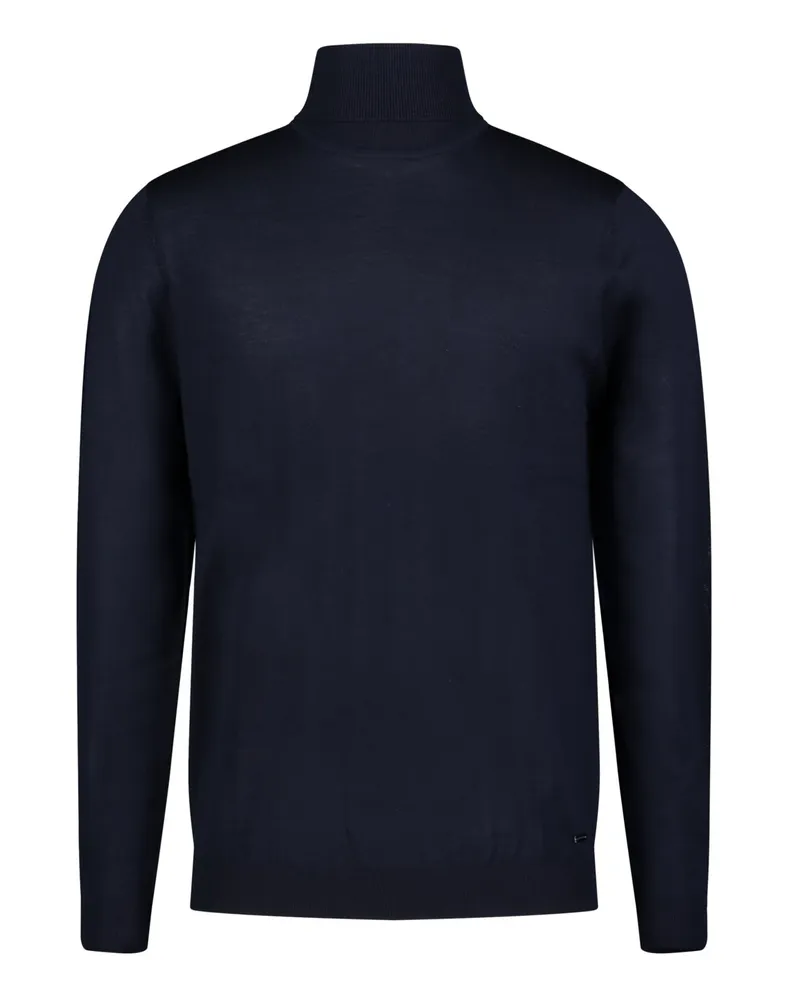 Roy Robson Rollkragenpullover aus Merinowolle in Marine
