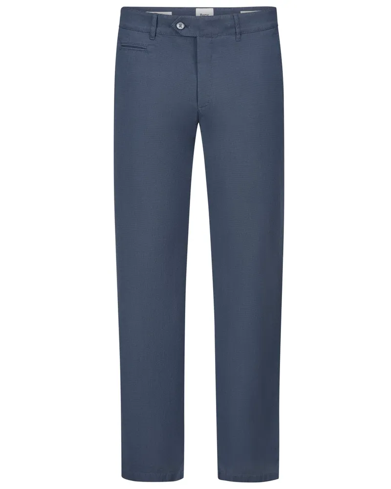 Brax Ultralight Chino mit Stretch und Muster, Regular Fit in Marine