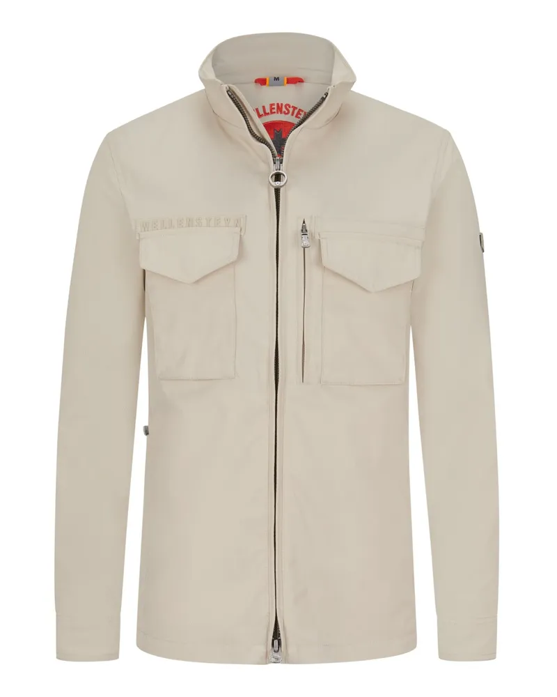 Wellensteyn Wetterfester Blouson Beaufield mit Metall-Pin und Brusttaschen in Beige