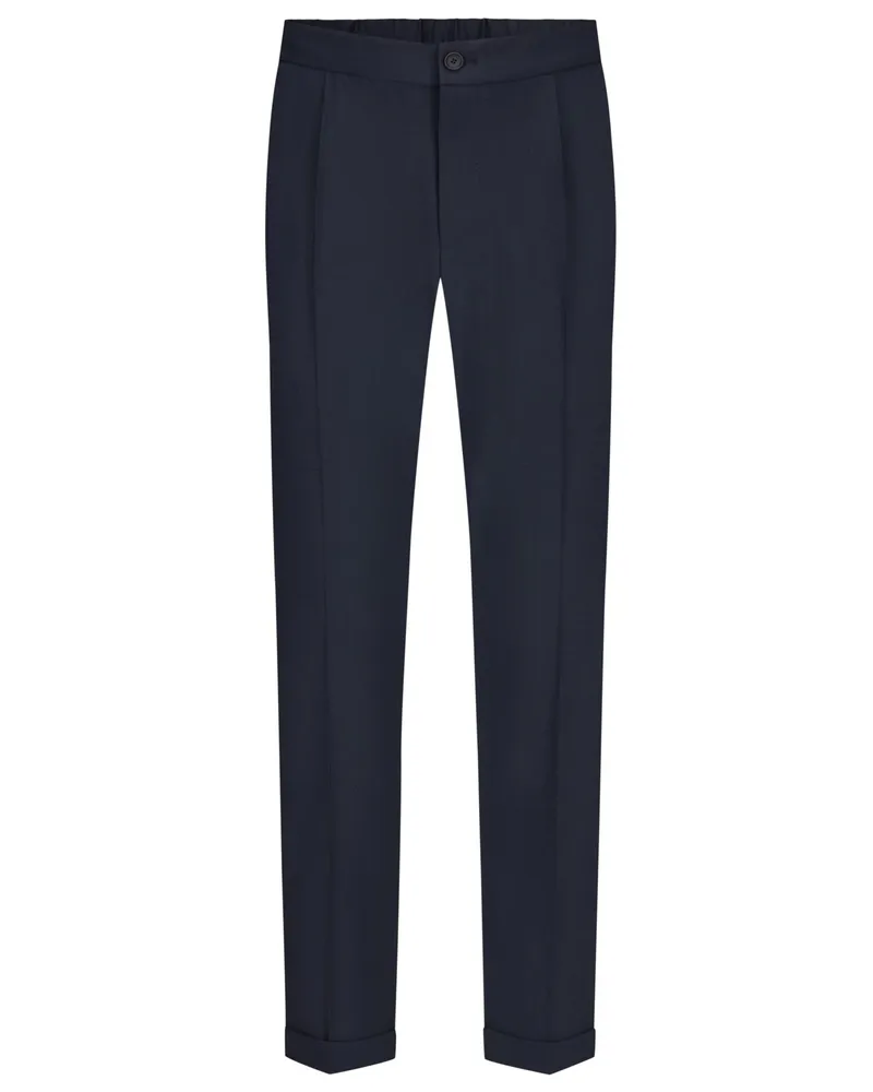HUGO BOSS Anzughose mit 4-Way-Stretch, Slim Fit Marine