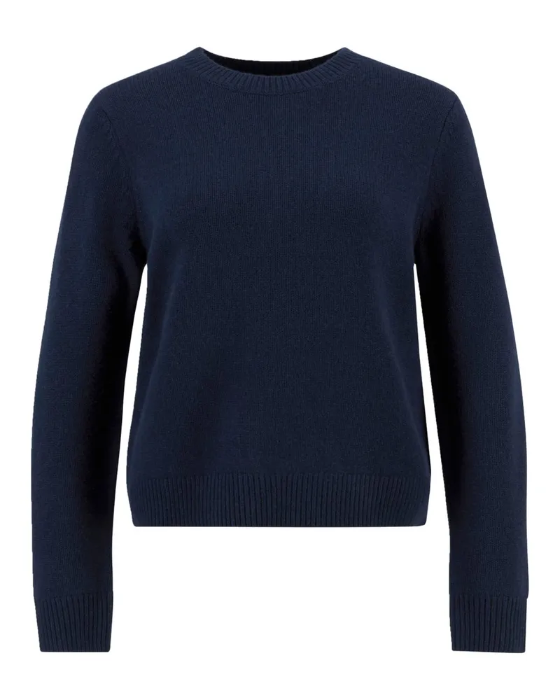 Barbour Damen-Pullover mit O-Neck und Kaschmir-Anteil in Marine