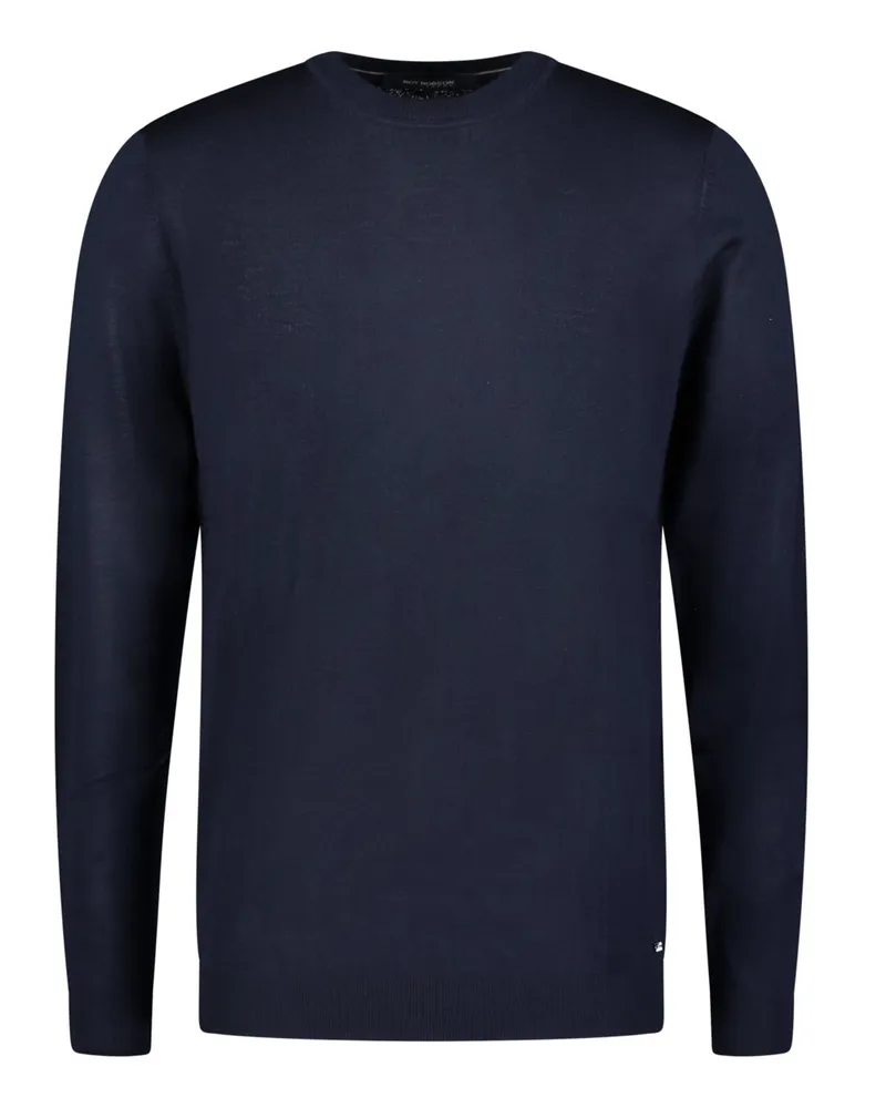 Roy Robson Leichter Pullover aus Schurwolle in Marine