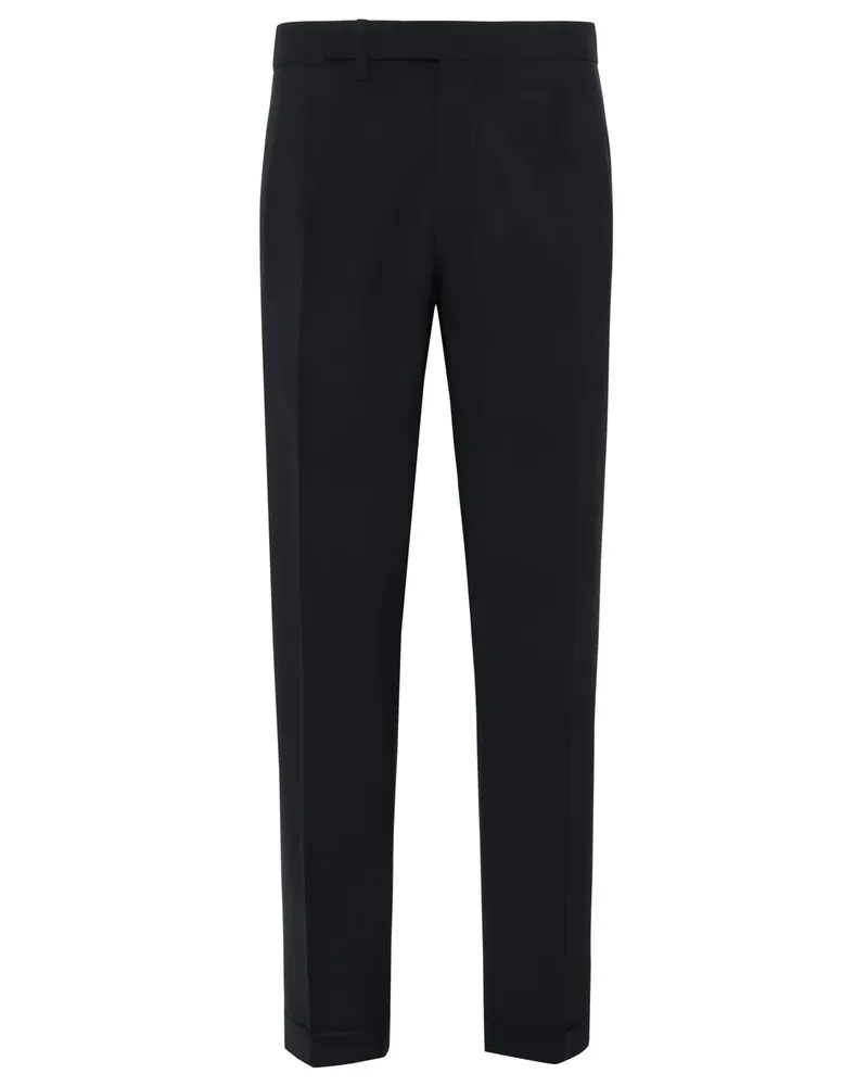 Briglia 1949 Leichte Stoffhose aus einem Schurwolle-Mix in Marine