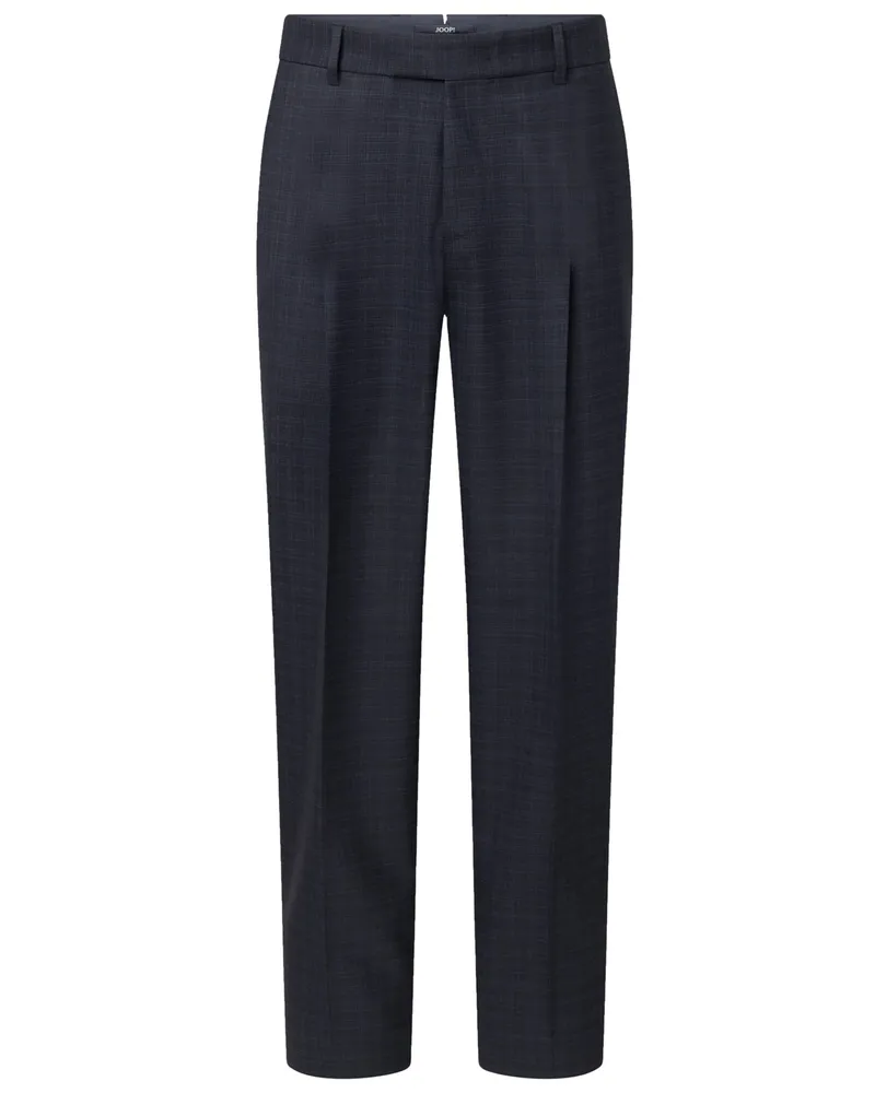 JOOP! Anzughose Blayr aus Schurwolle mit Glencheck, Slim Fit in Marine