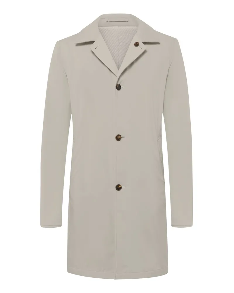 KIRED Leichter und wendbarer Kurzmantel mit Umlegekragen in Beige