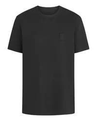 Belstaff Heavy T-Shirt mit Logo-Aufnäher Schwarz