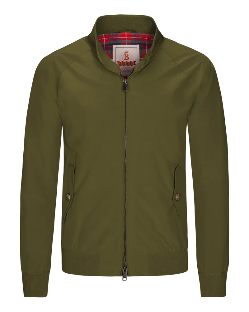 Baracuta Blouson G9 aus einem Baumwollgemisch mit Raglanärmeln in Oliv