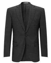 Carl Gross Leichter Blazer in Super 120 Schurwolle, Modern Fit Anthrazit