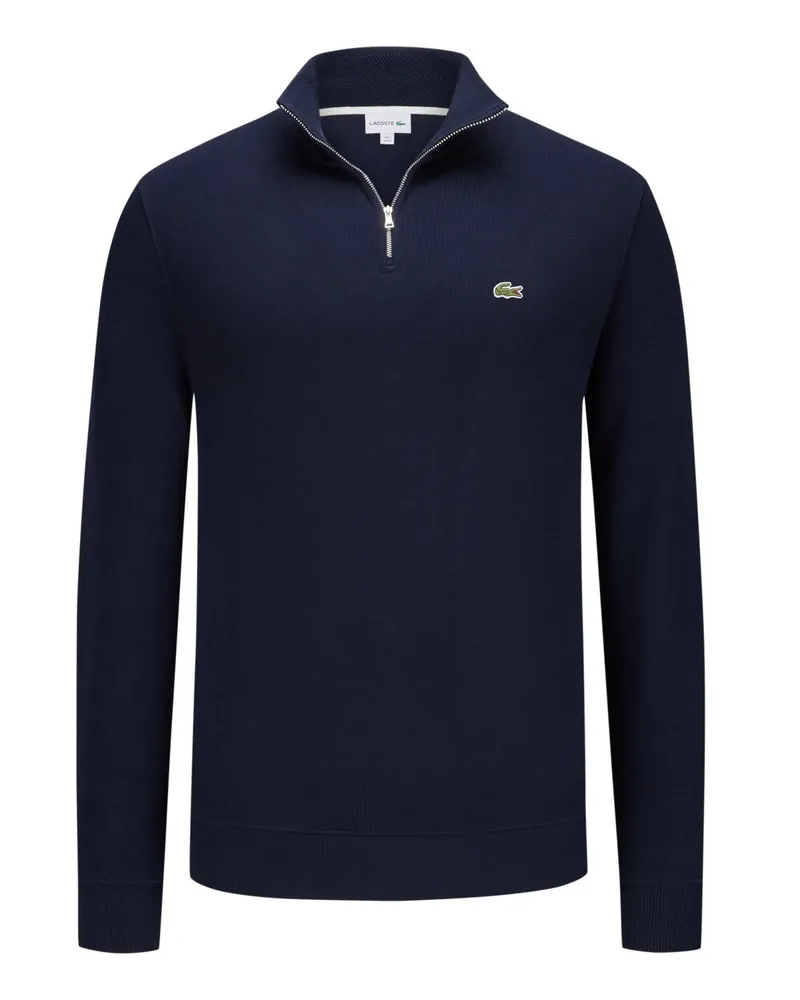 Lacoste Baumwoll-Troyer mit Logo-Stickerei in Marine