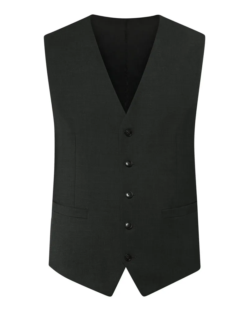 Tiger of Sweden Anzugweste aus einem Woll-Mix mit Stretchanteil in Oliv