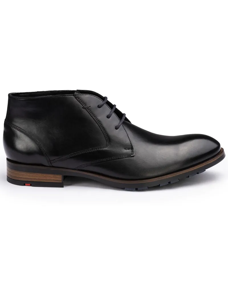 Lloyd Derby-Desert Boots DRAMON 325 aus Glattleder in Schwarz