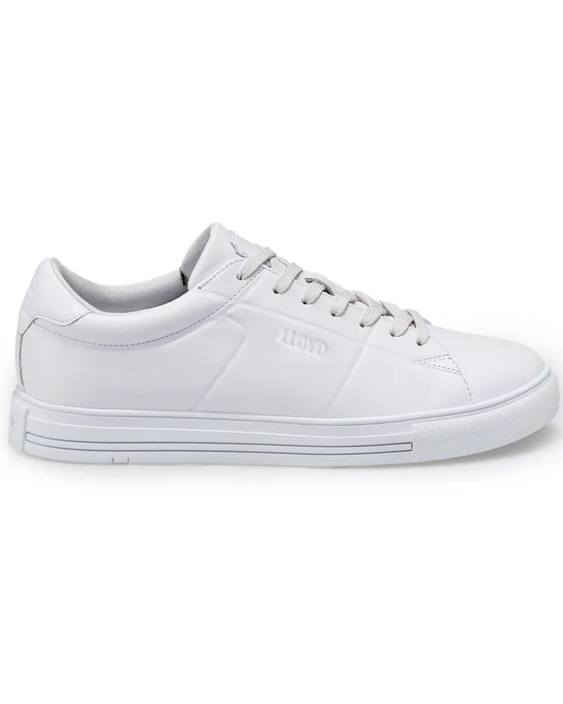 Lloyd Allrounder-Sneaker Court aus Glattleder mit VARIOFOOTBED in Weiß