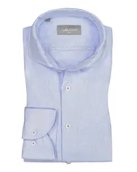 fakts Leinenhemd, Slim Fit Blau