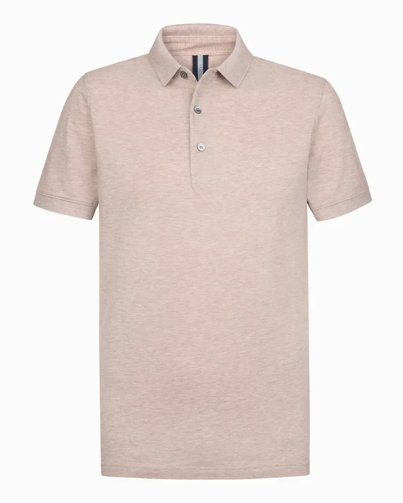Profuomo Piqué-Poloshirt aus Bio-Baumwolle, Regular Fit in Pink