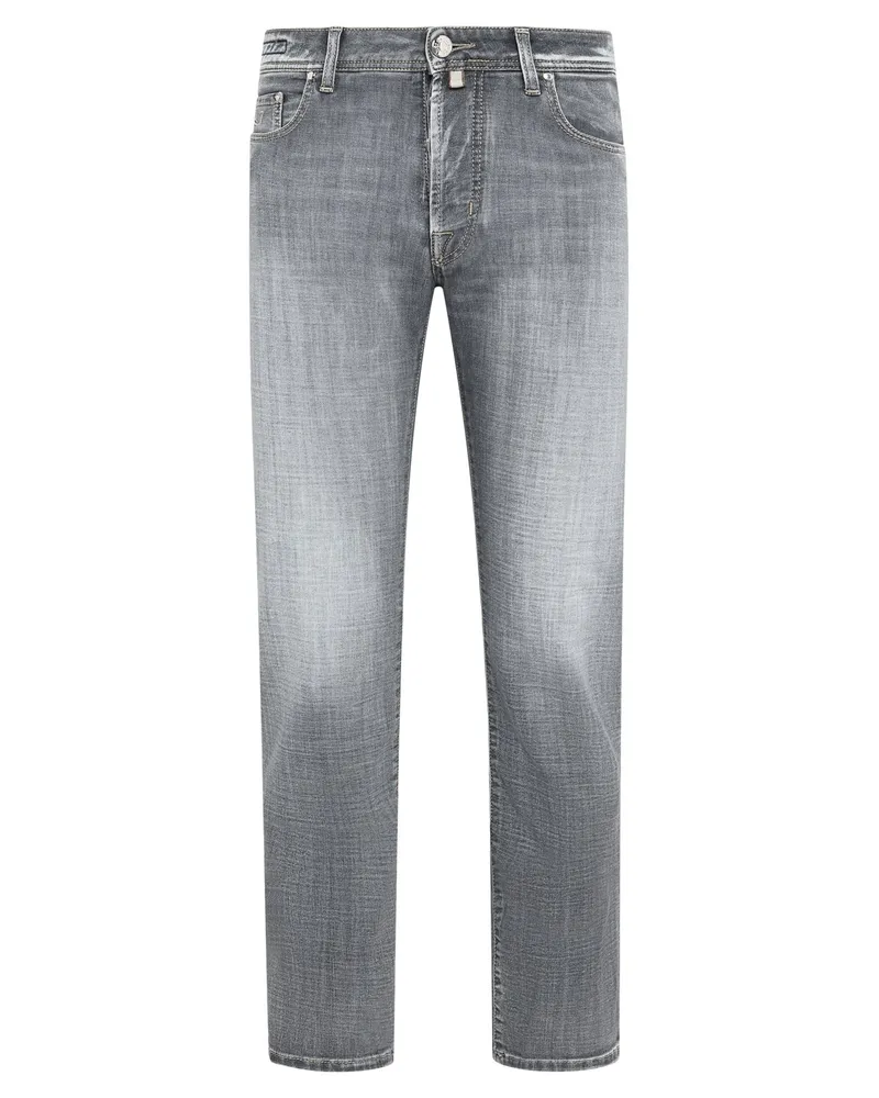 Jacob Cohën Softe Jeans Bard in dezenter Washed-Optik, Regular Slim in Grau