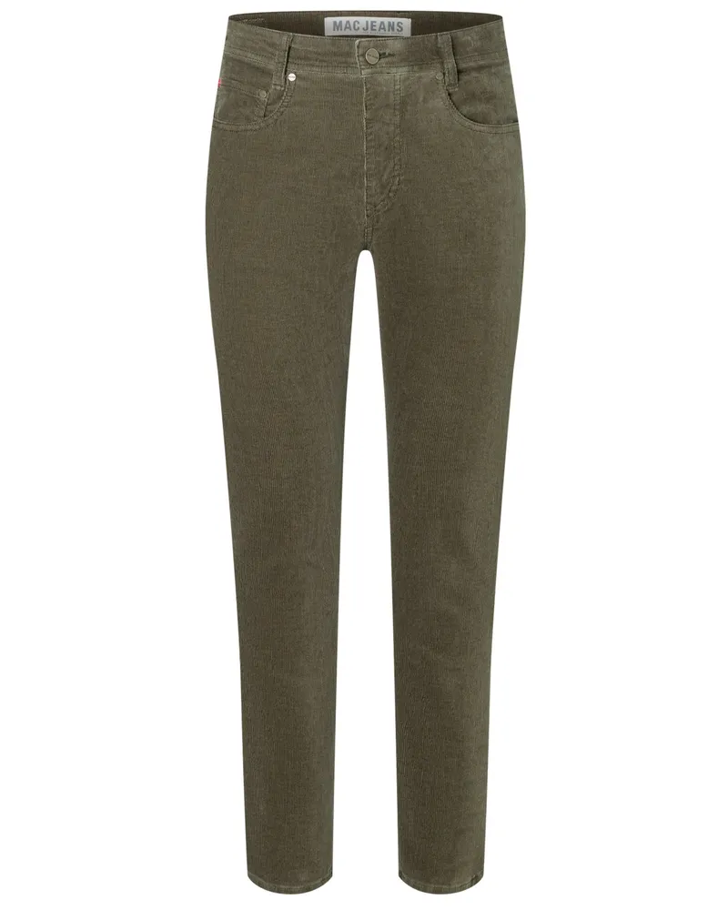 MAC Jeans 5-Pocket Cordhose Arne mit Stretchanteil, Modern Fit in Oliv