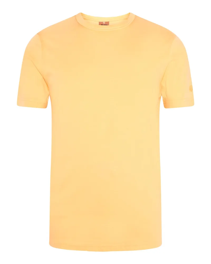Mos Mosh Glattes Jersey-T-Shirt in Messing
